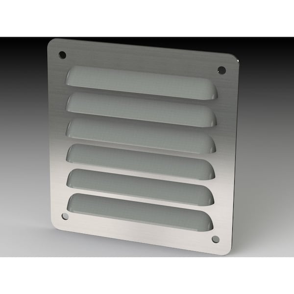 Louver Stand Kit, 4.80 in. H x 4-1/2 in. W x 0.43 in. L, 304 Stainless Steel